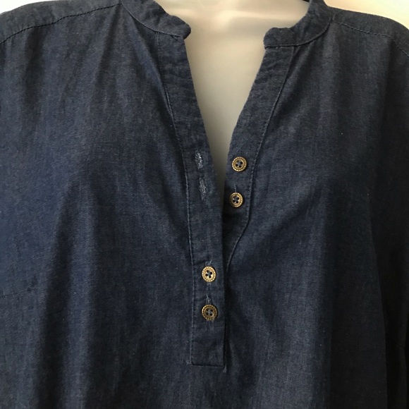 Umgee Denim Shirt Dress - Picture 6 of 7